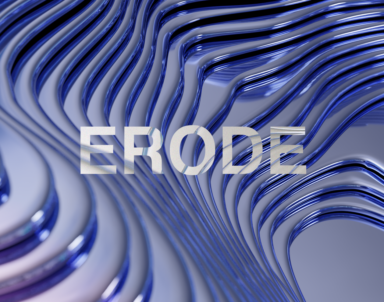 Erode - 3D Abstract Geometry Title