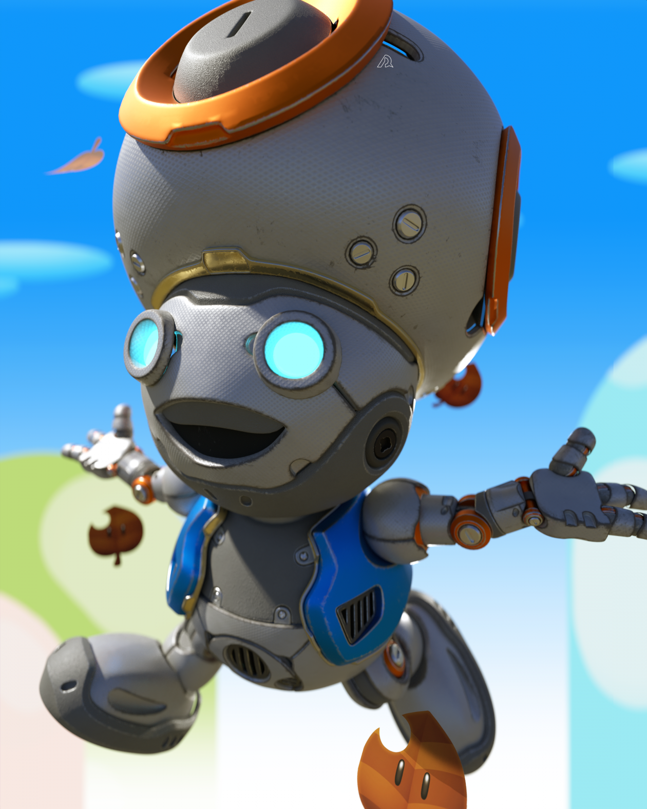 Robot Toad - 3D Stylized Character