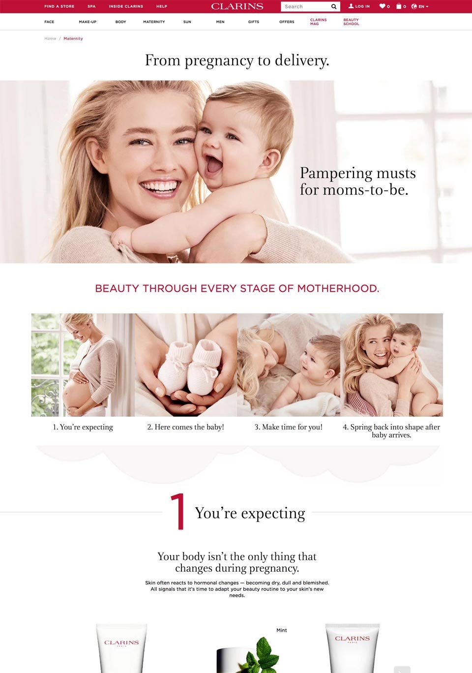 Maternity desktop