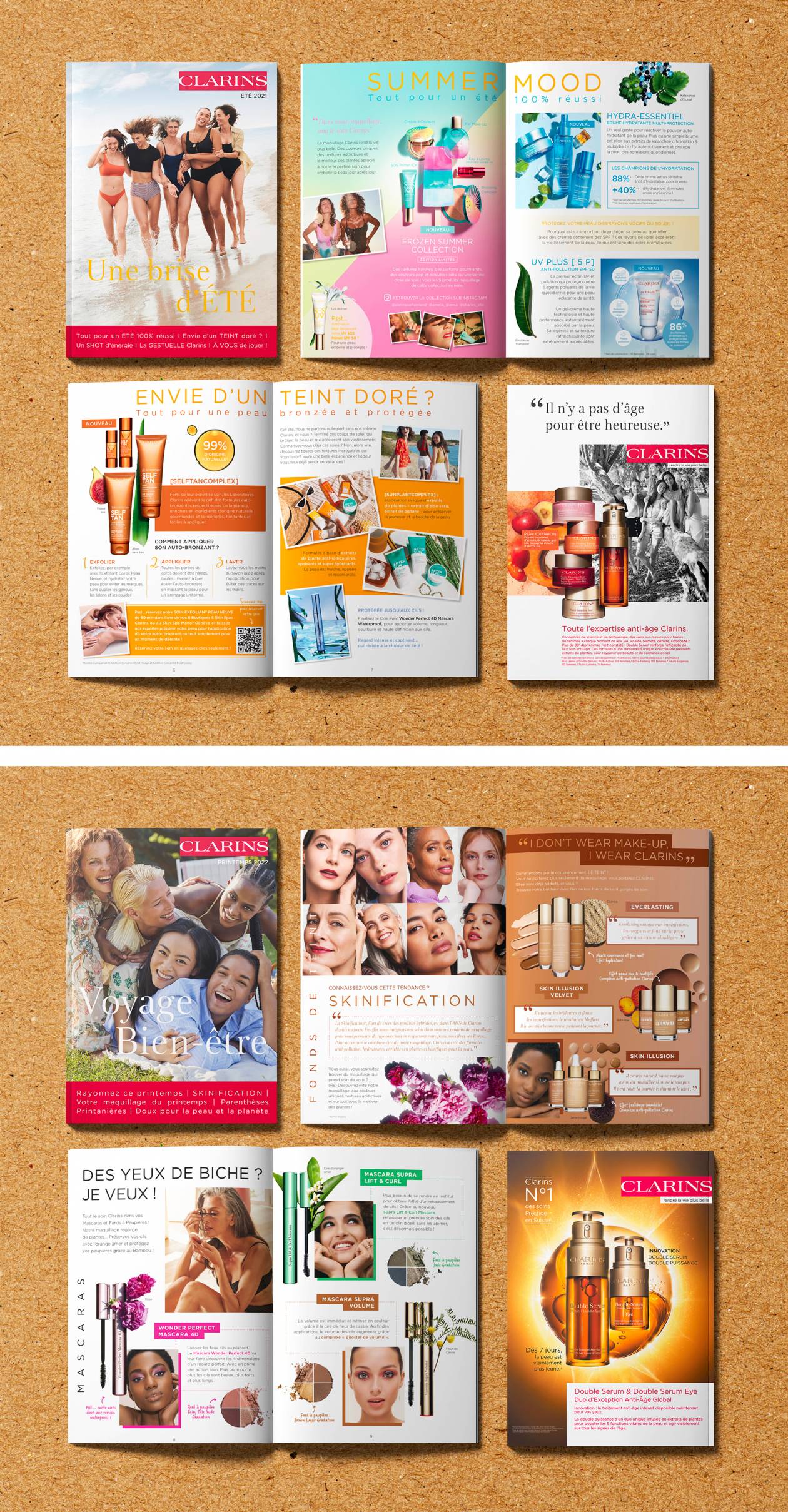 Magazine Clarins Suisse