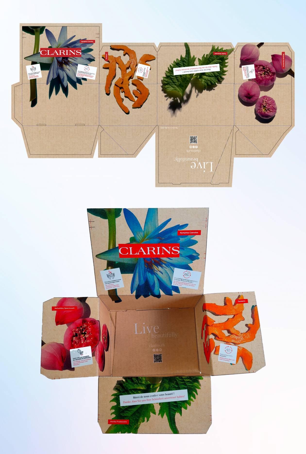 Packaging Clarins CH