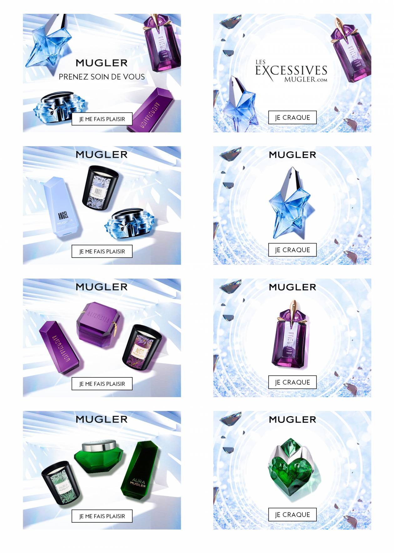 Bannières animées MUGLER