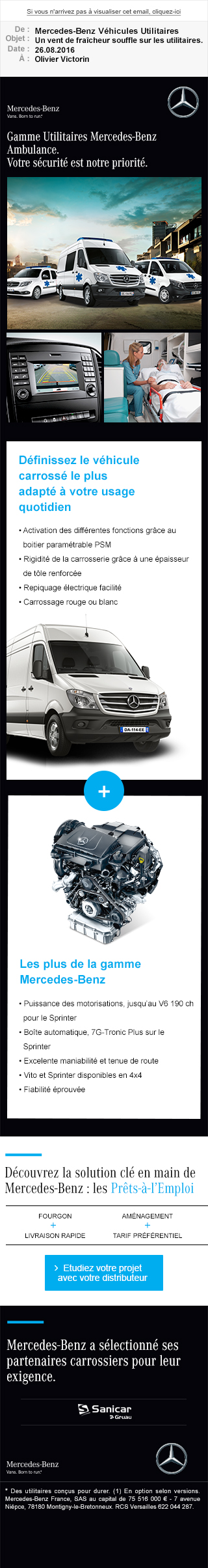 Mercedes Benz Newsletter mobile #4
