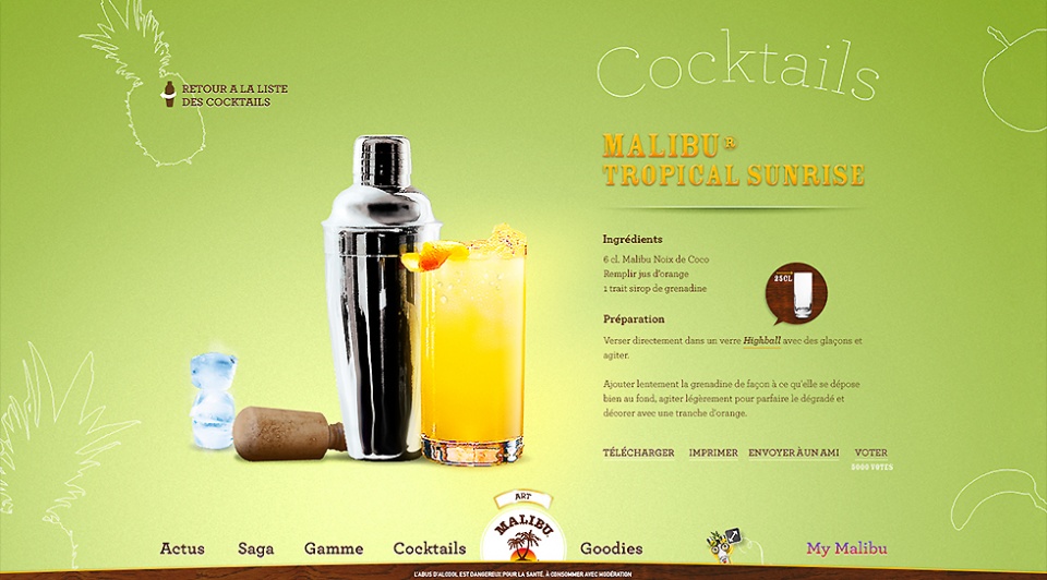 Recette Cocktail