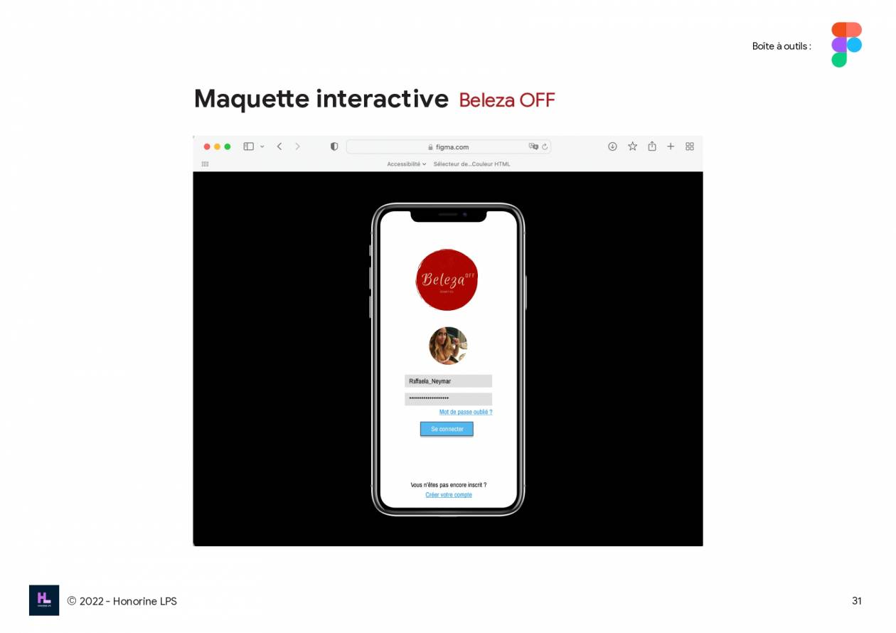 Maquette interactive (Figma)