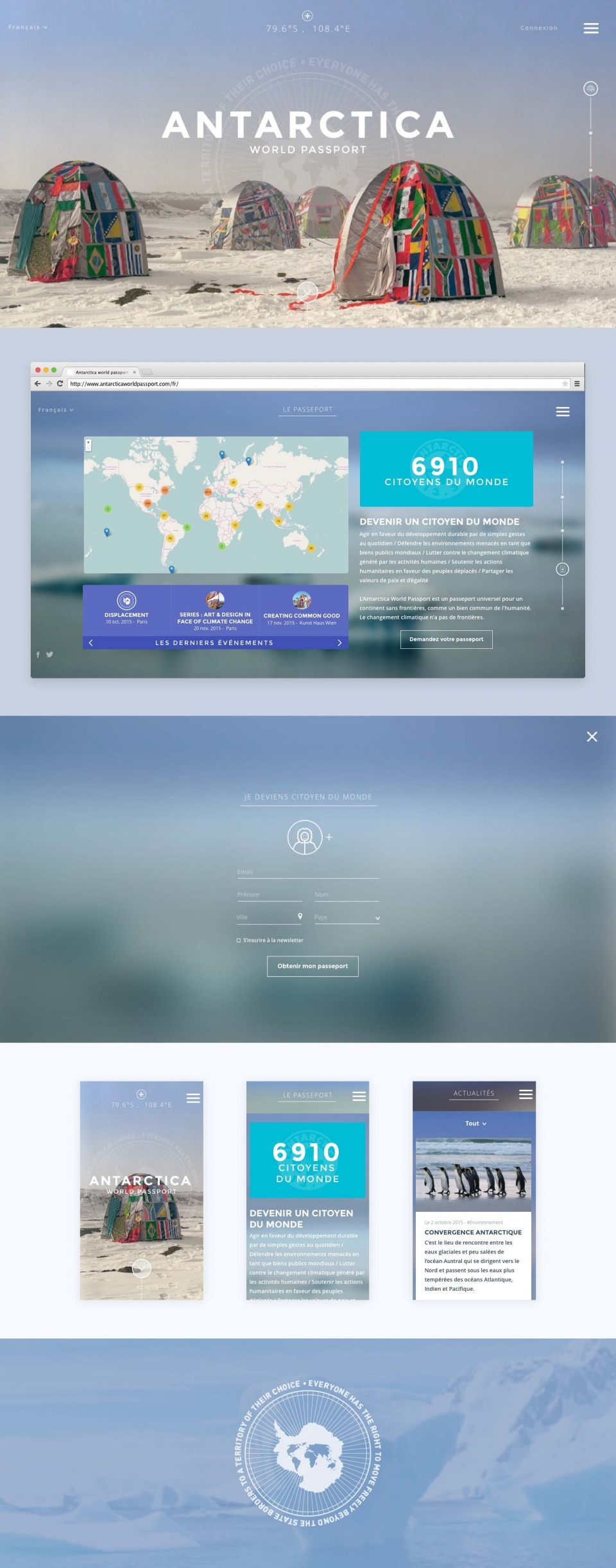 Antarctica world passport