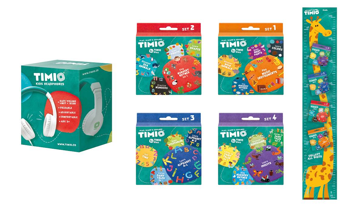 Timio packaging
