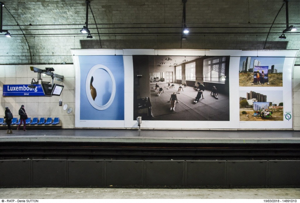 Formats exposés dans le métro de Paris