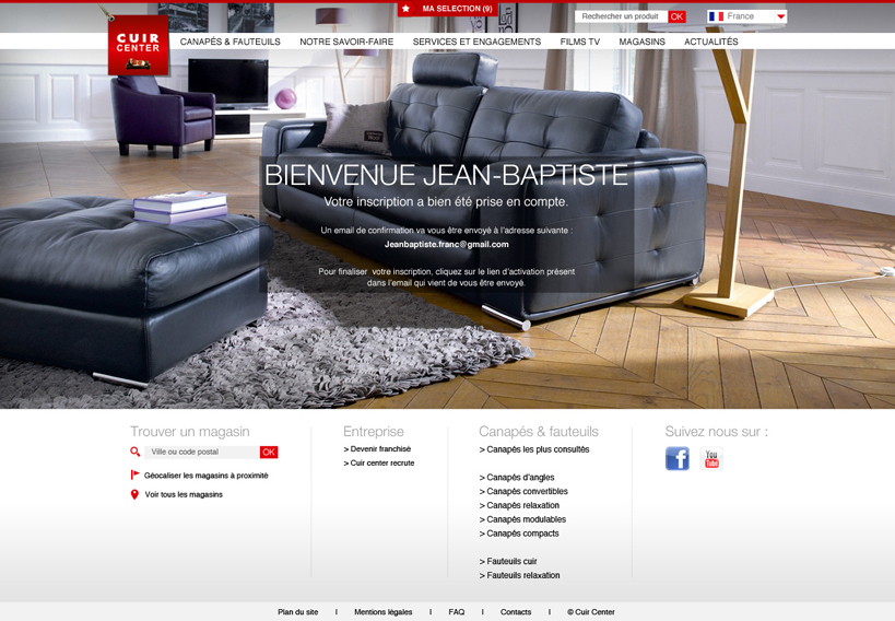 Cuir Center // Site ecommerce