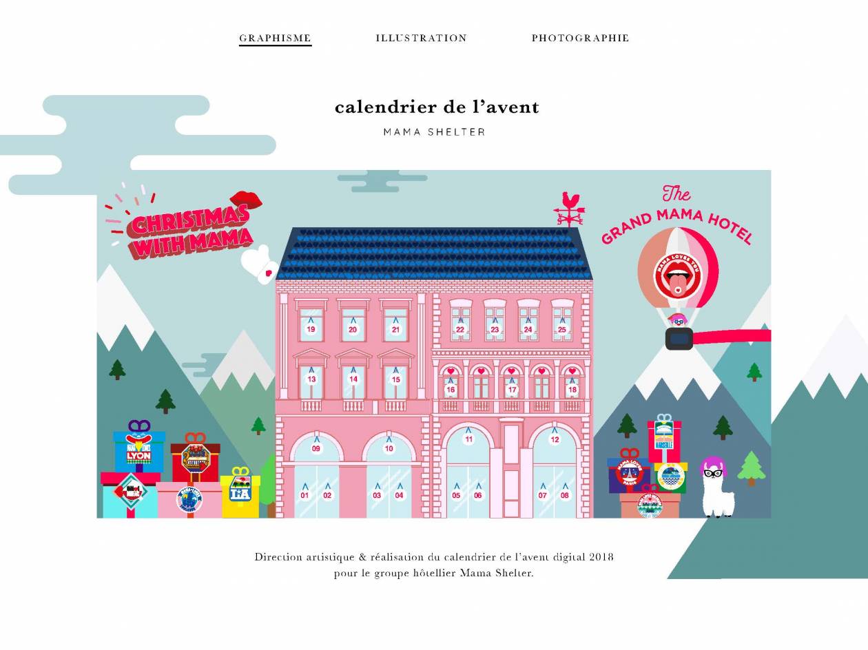 Calendrier de l’Avent Mama Shelter