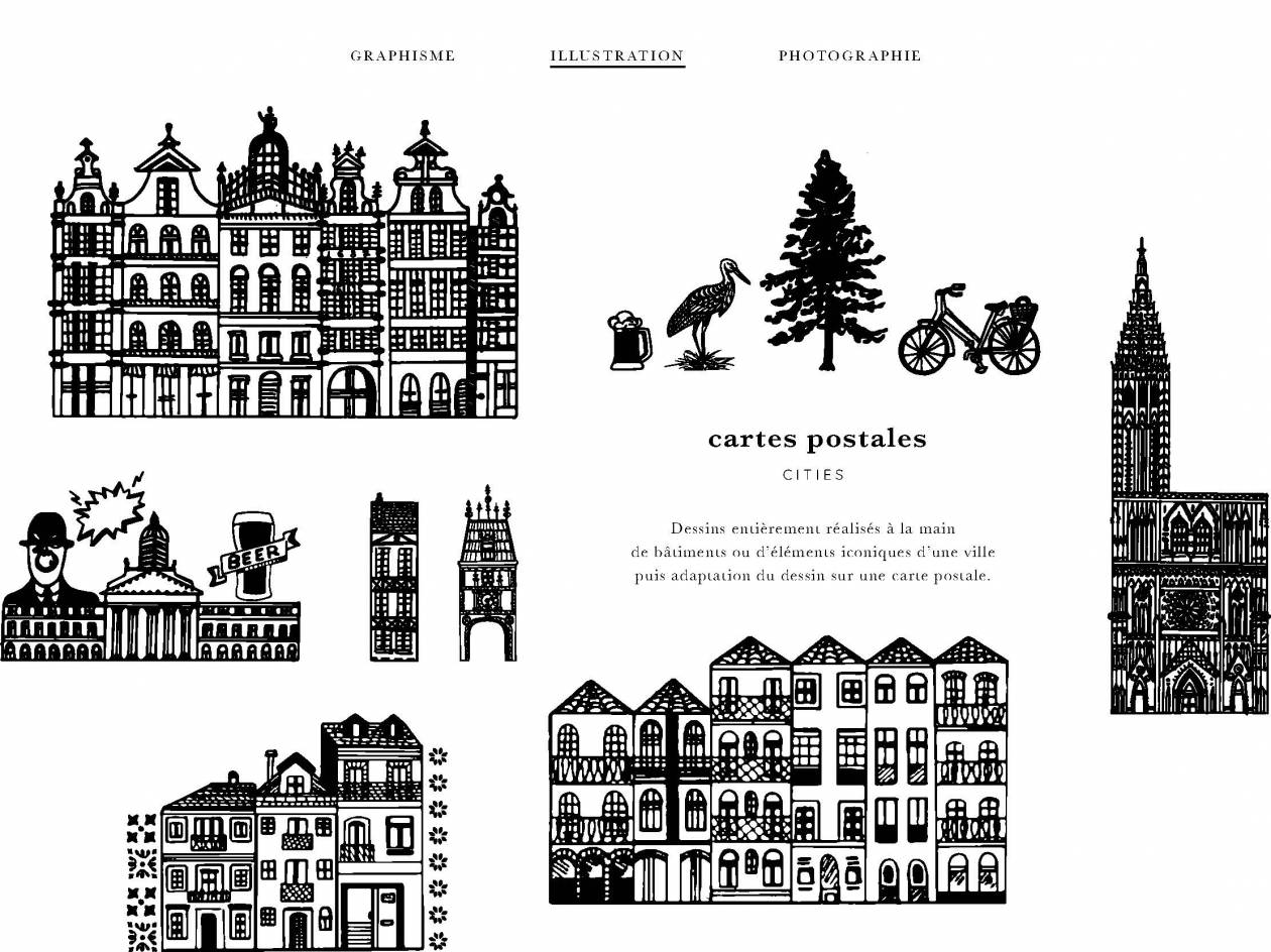 cartes postales cities