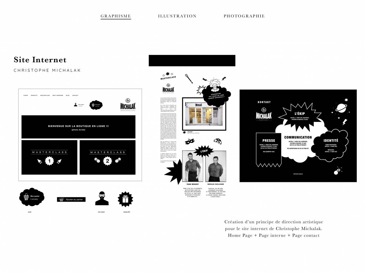 Site Internet christophe michalak