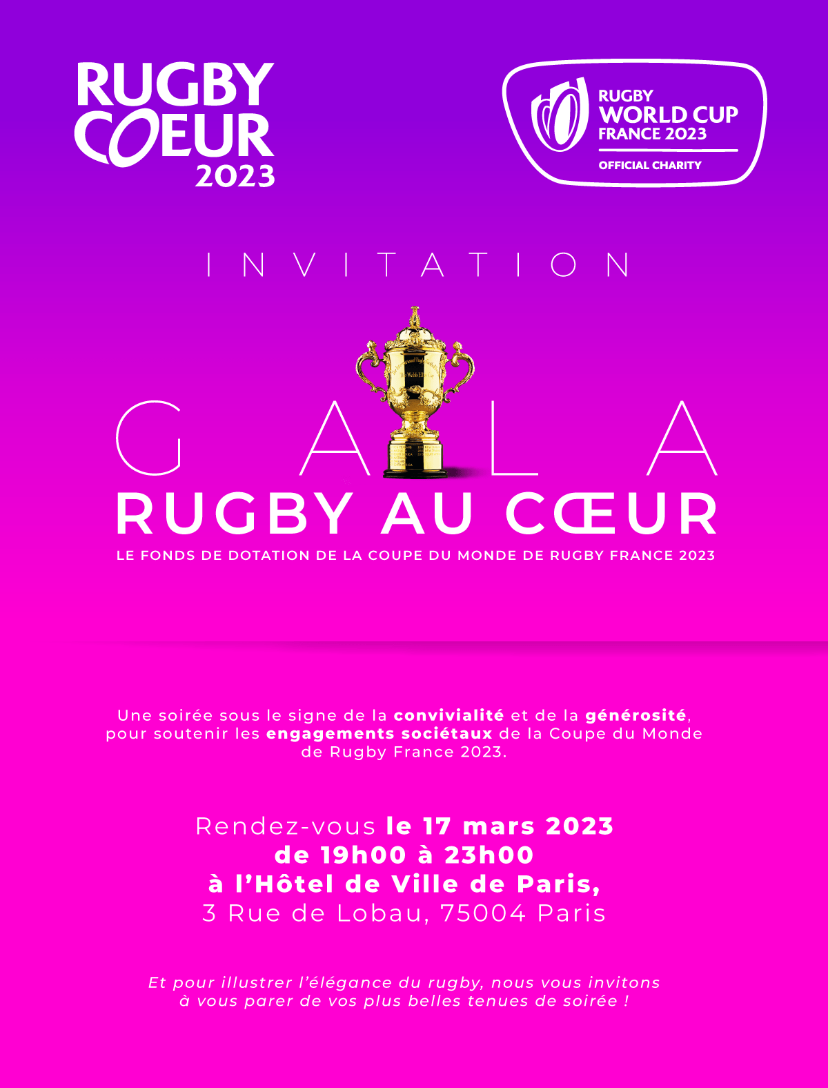 Invitation web gala