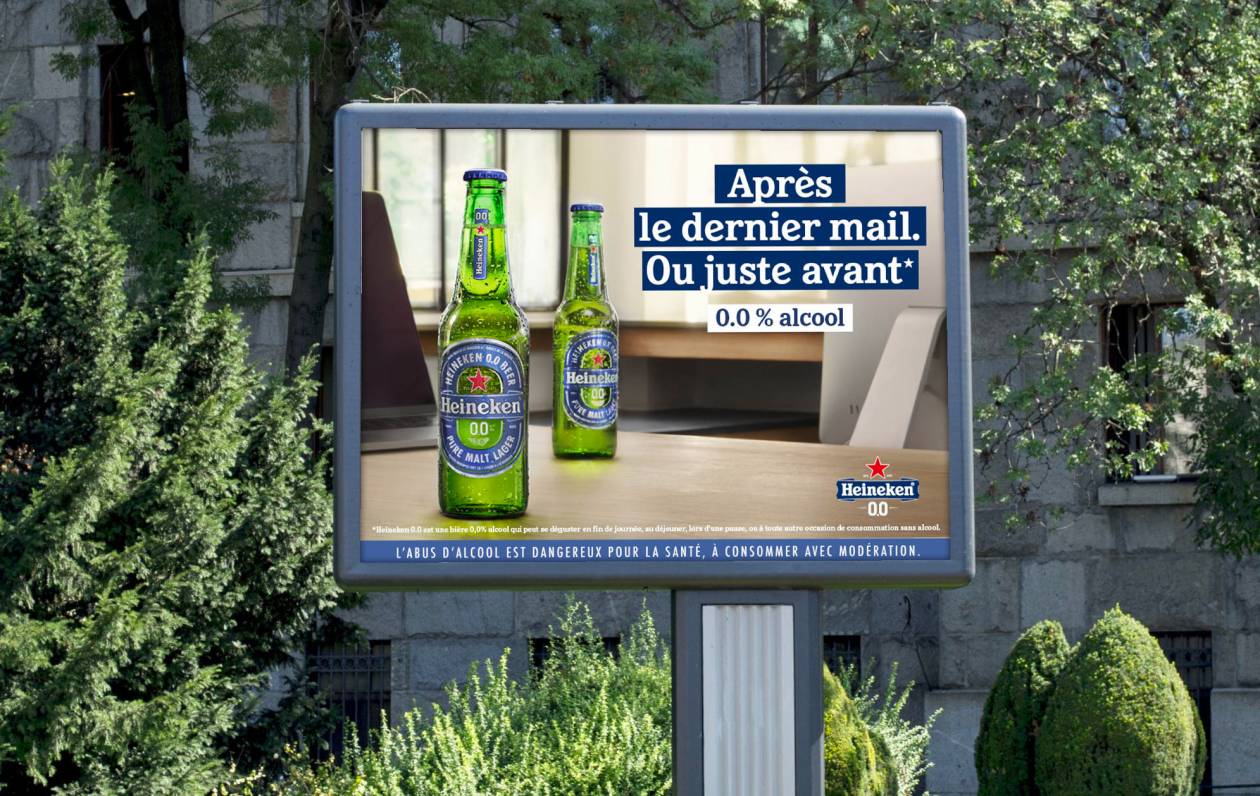 Affiche Heineken 0.0
