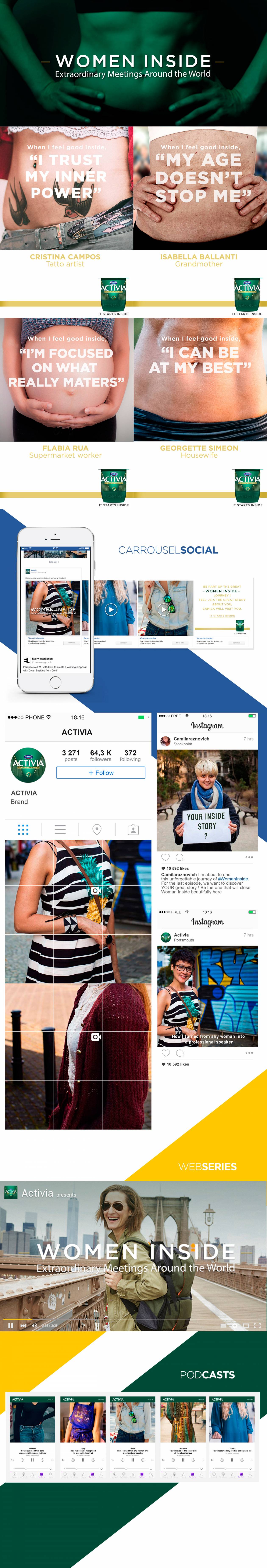 Social media Activia