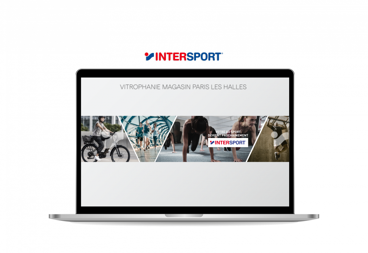 Vitrophanie Magasin des Halles Paris