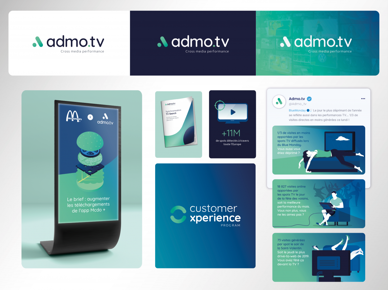 Brand design Admo.tv
