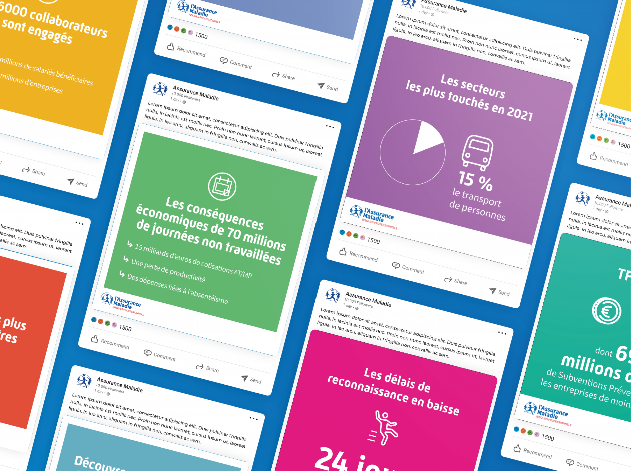 Infographies animées Linkedin