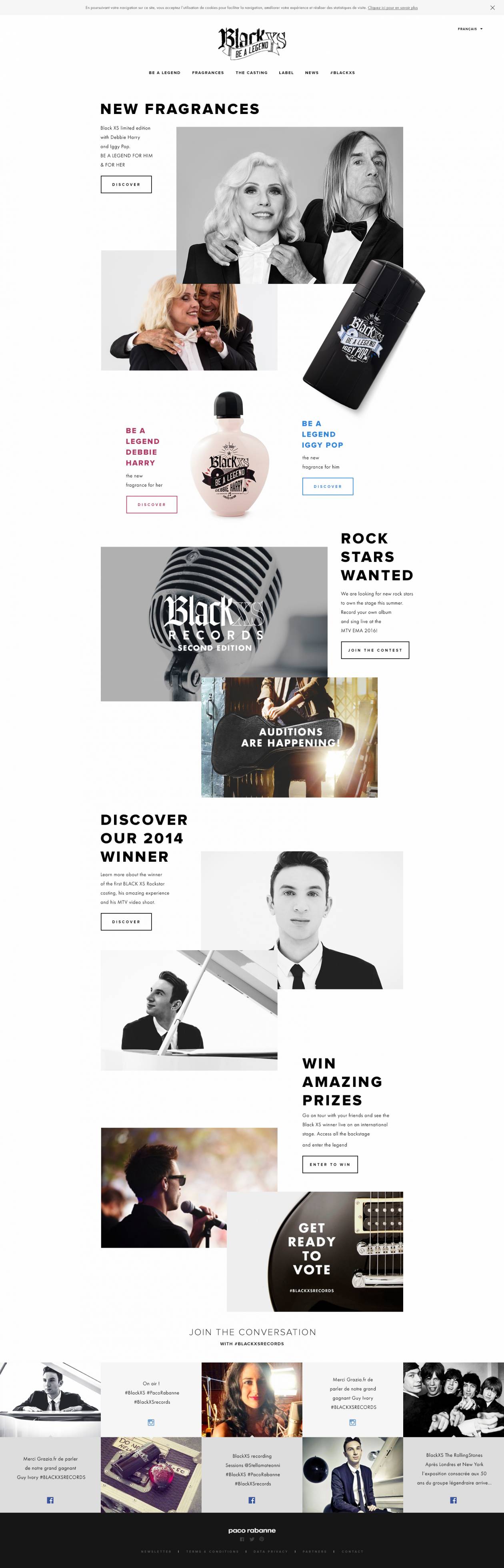 Landing page