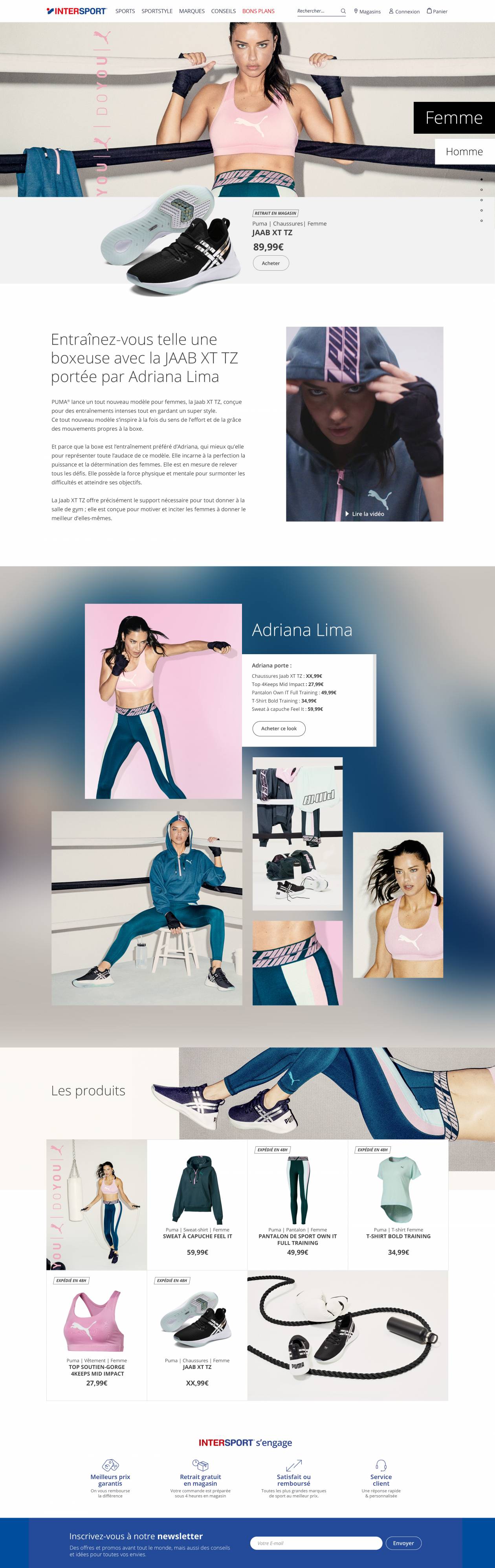 Puma training femme