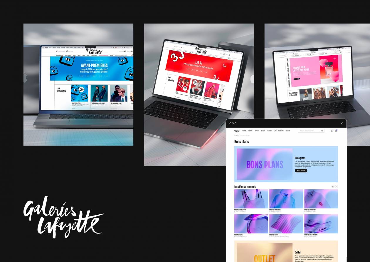 Galeries Lafayette — landings & animation commerciale