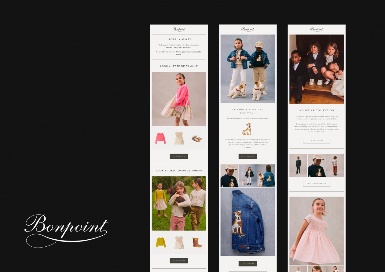 Bonpoint - newsletters