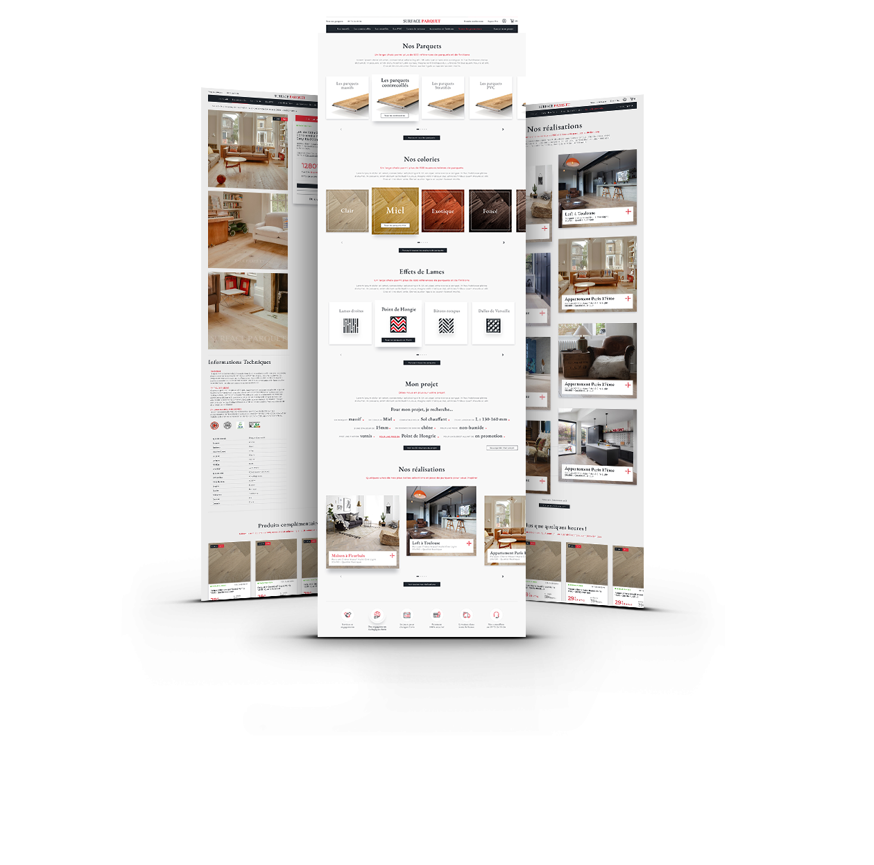 Version desktop de surfaceparquet.com