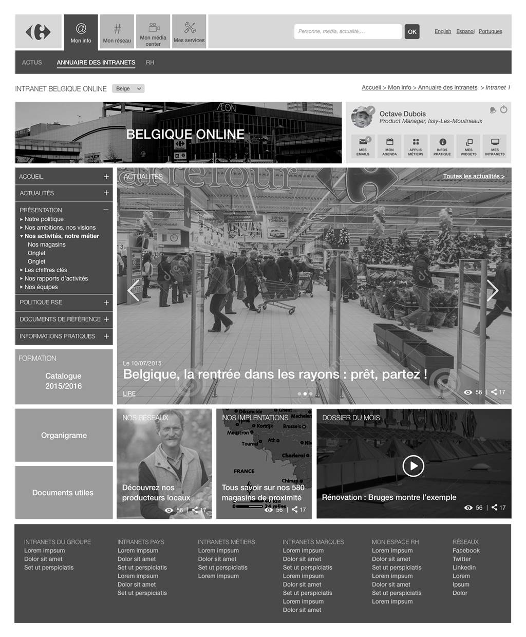 Carrefour intranet 2
