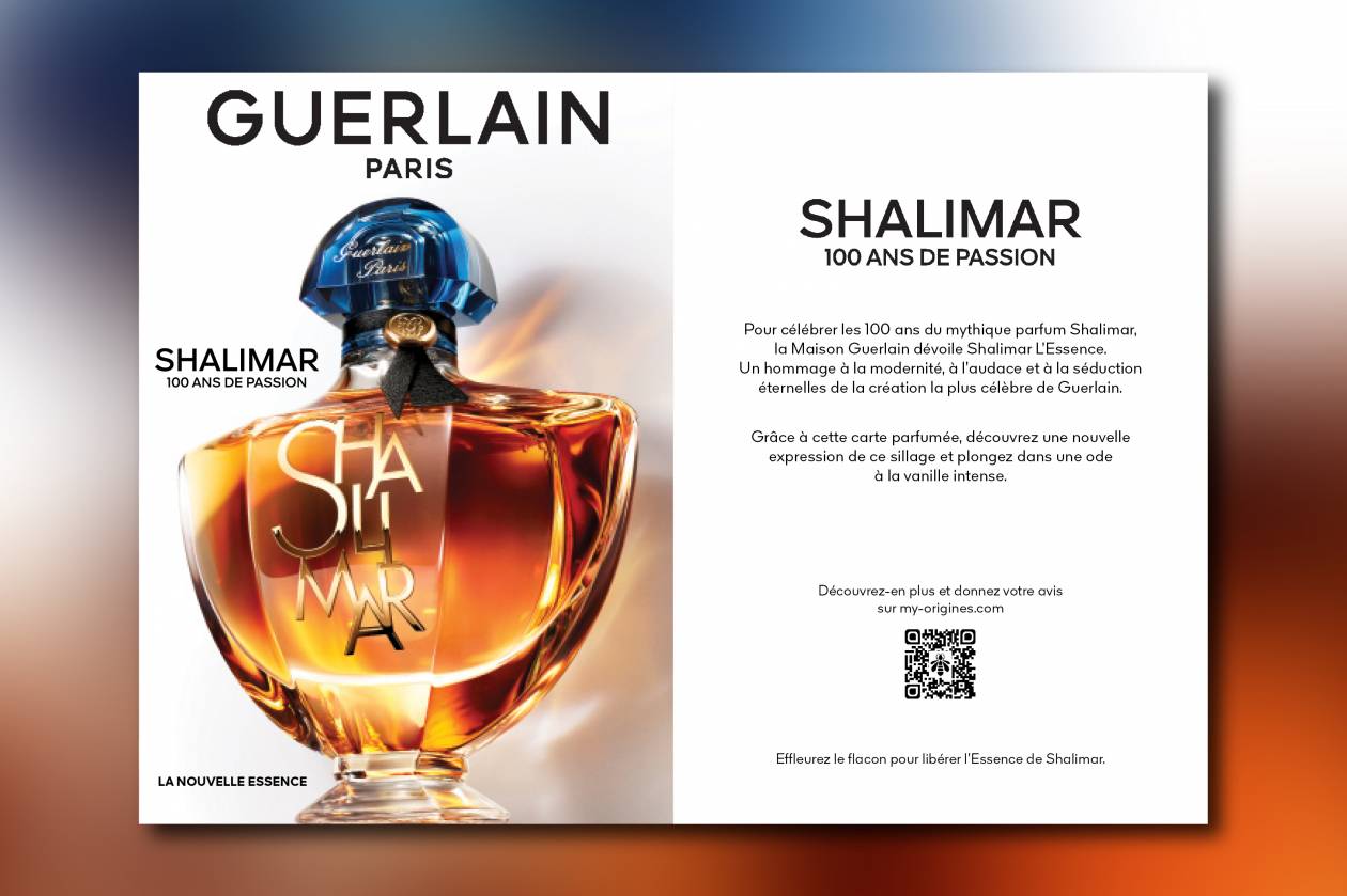 Carte Parfumée 100 ans Shalimar