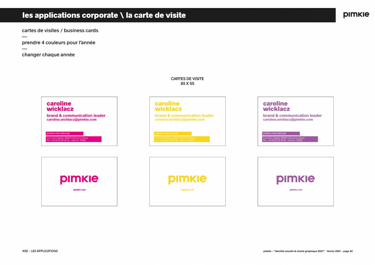 la charte graphique, extraits