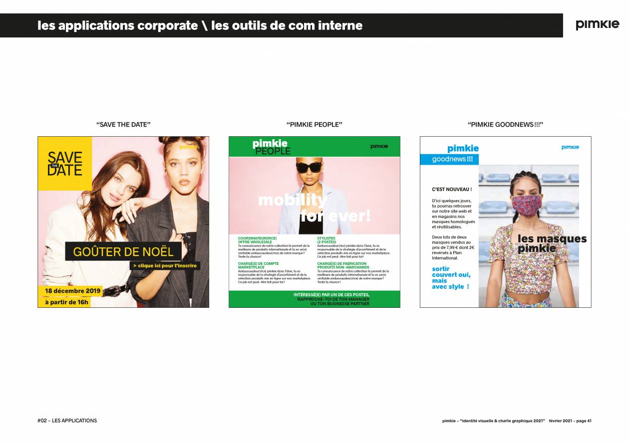 la charte graphique, extraits