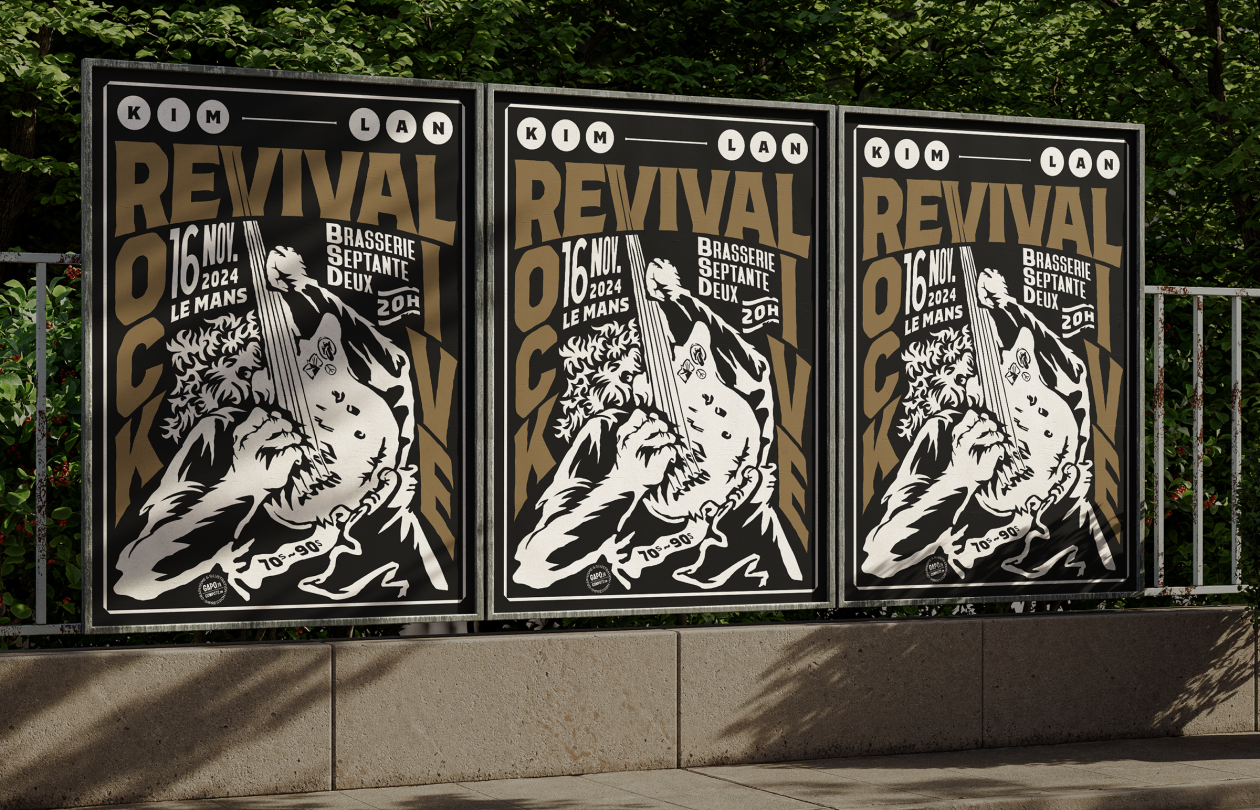 Affiches Kim-Lan Revival 60x80