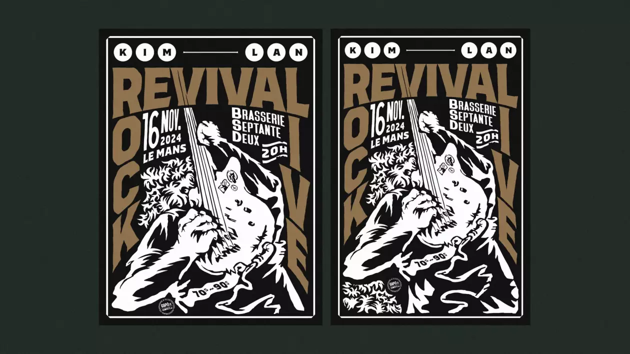 Affiches Kim-Lan Revival 60x80 et 40x60 