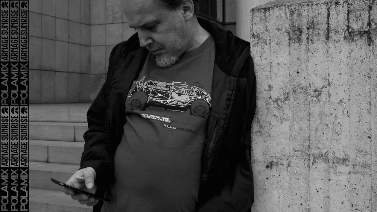 T-shirt chassis polamix arnage sunrise Le Mans