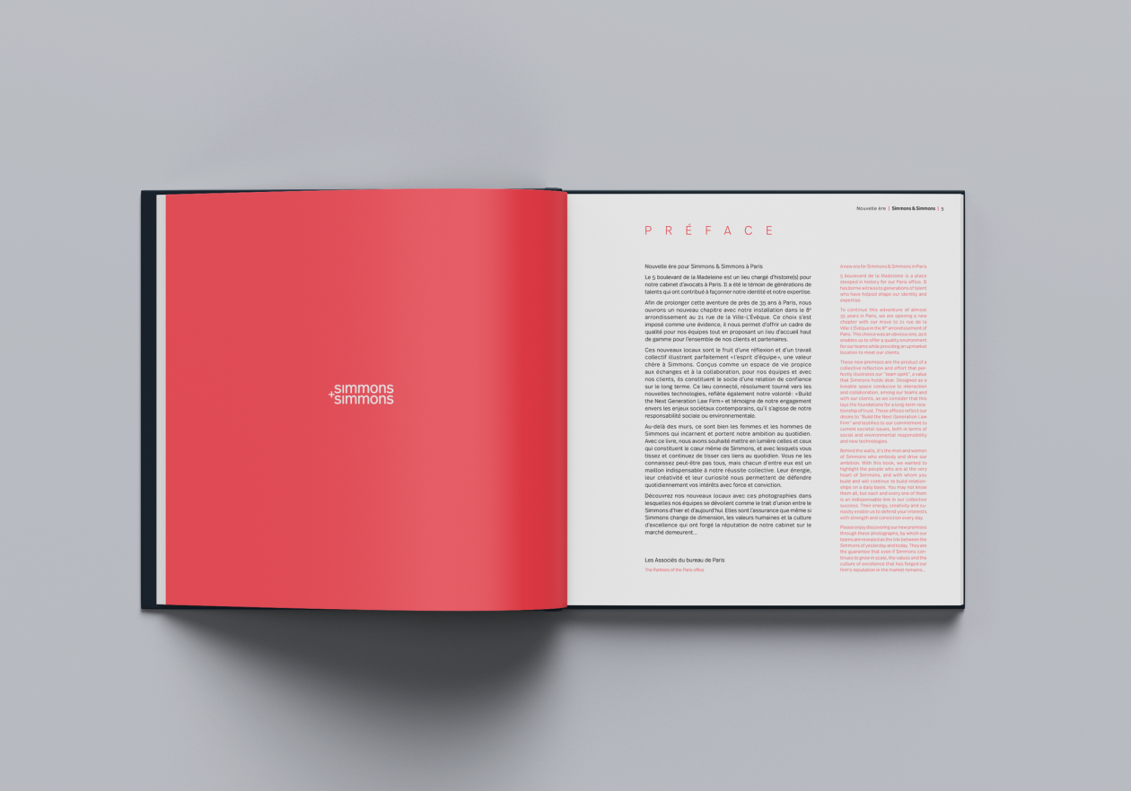 Pages intérieure : préface