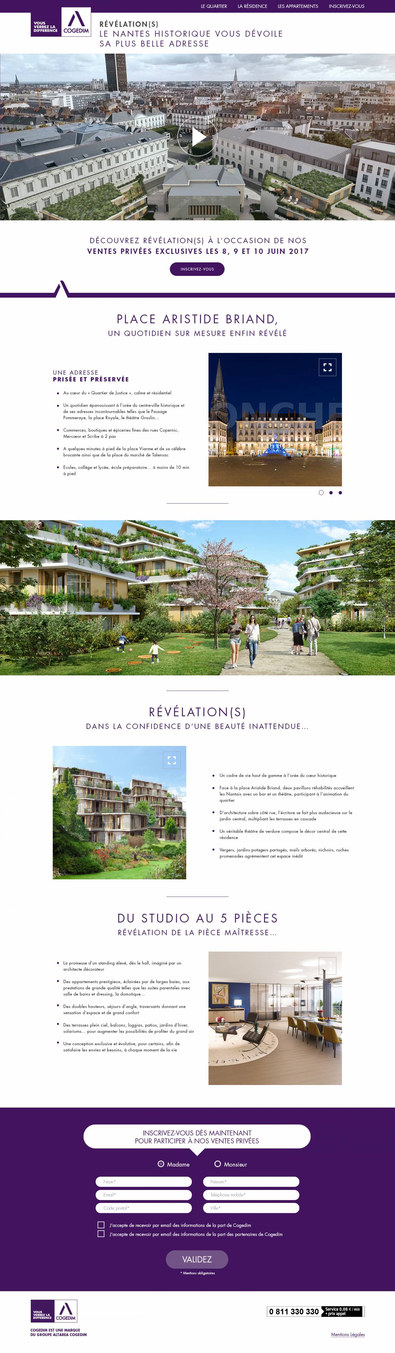 Landing Page Cogedim