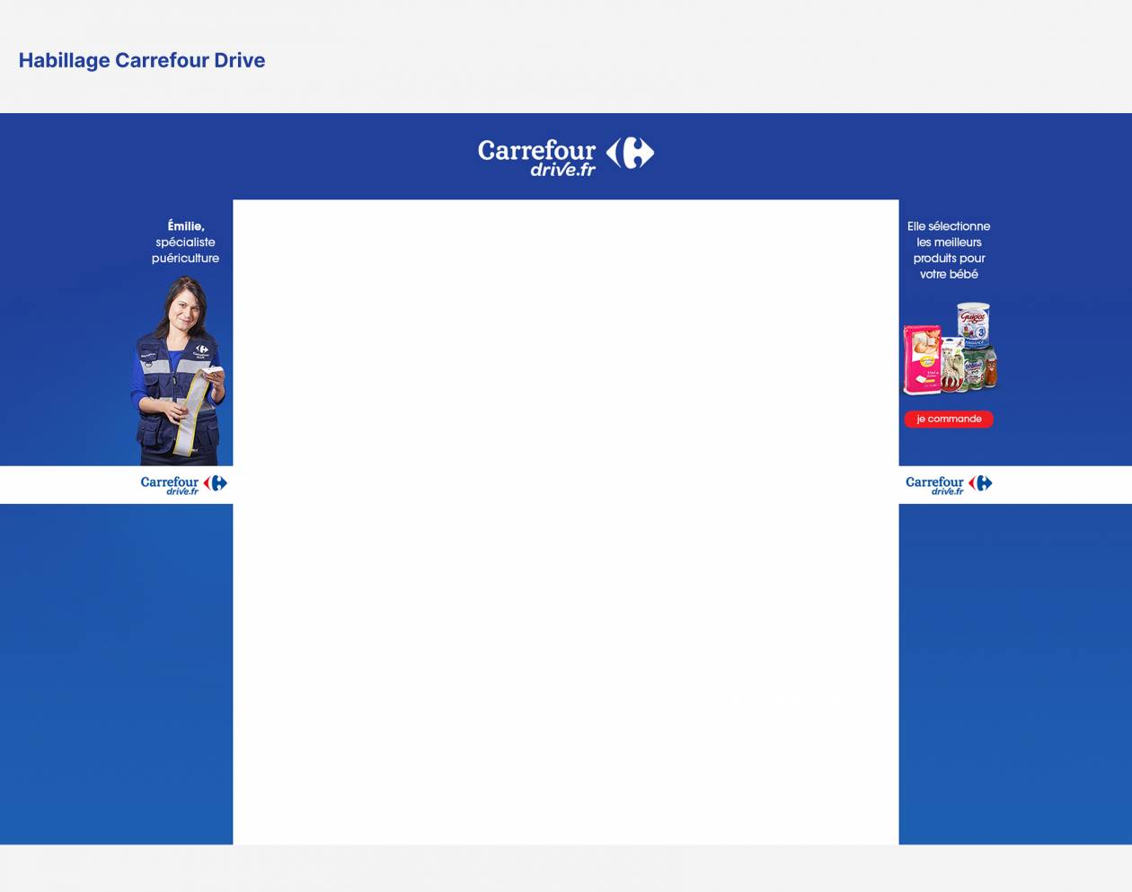 Habillage Carrefour Drive