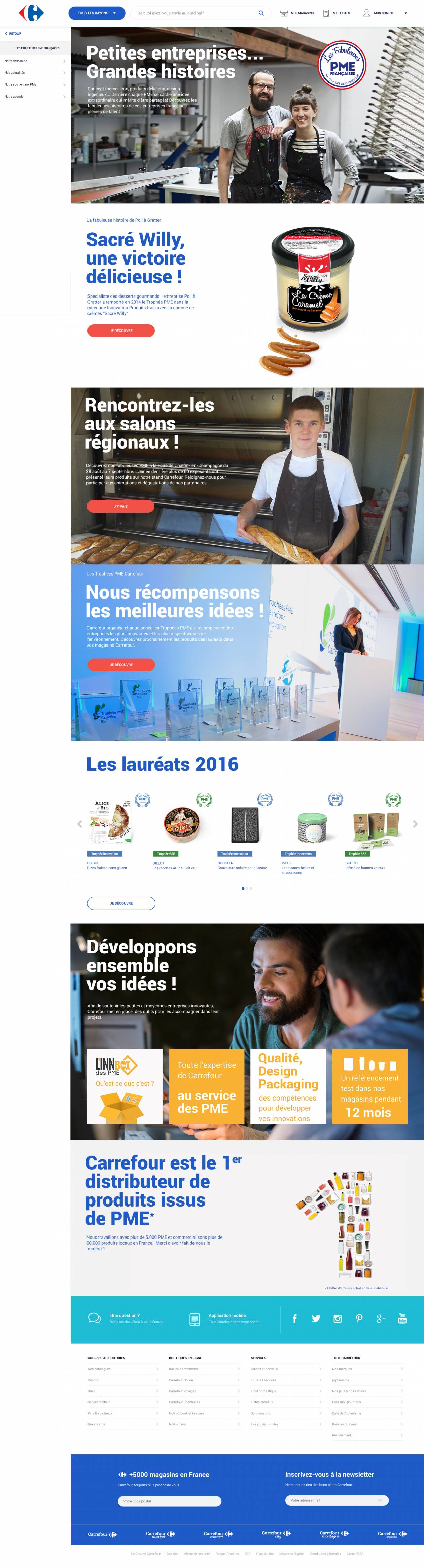 Carrefour Landing Page RSC-PME