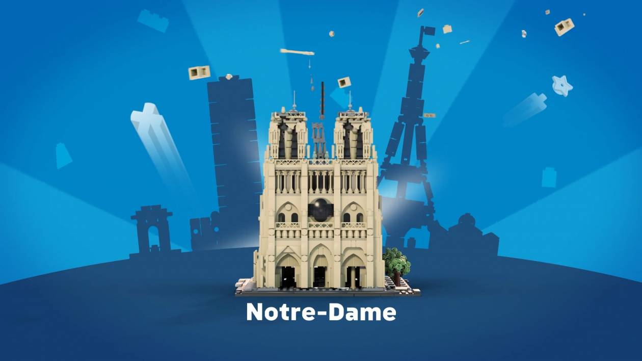 L'arc de triomphe en Lego