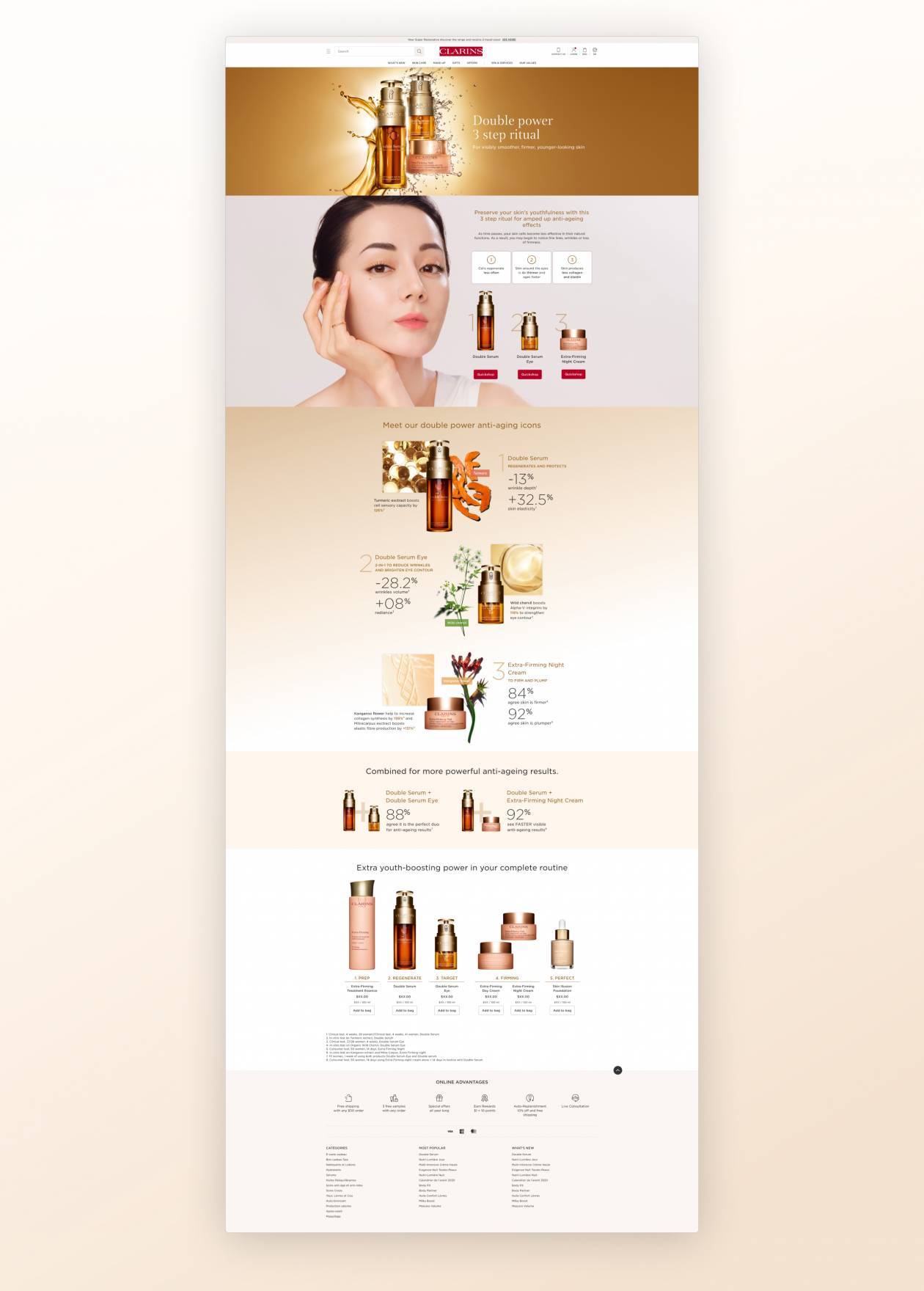 Clarins Trilogy
