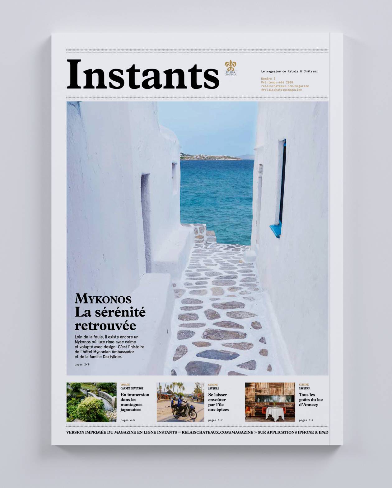 Instants Magazine Relais & Châteaux • Direction Artistique • Edition
