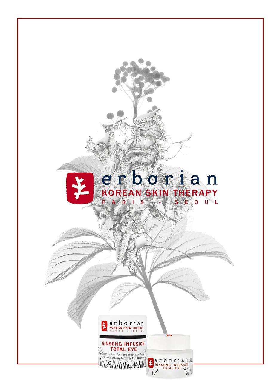 Création du Key visual de la marque -Erborian- Appel d'offre gagné 