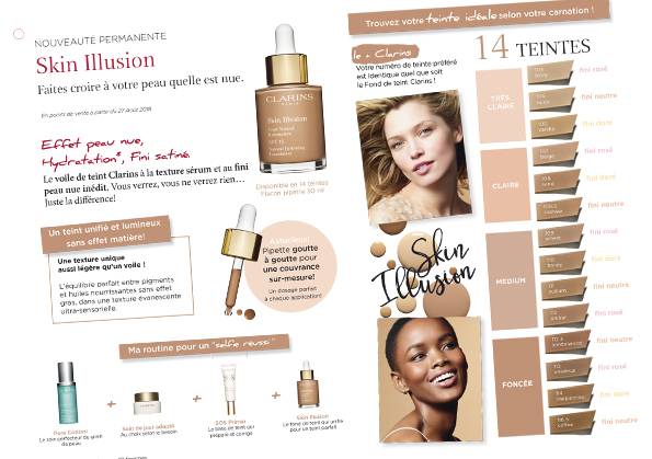 Argumentaire de vente Clarins