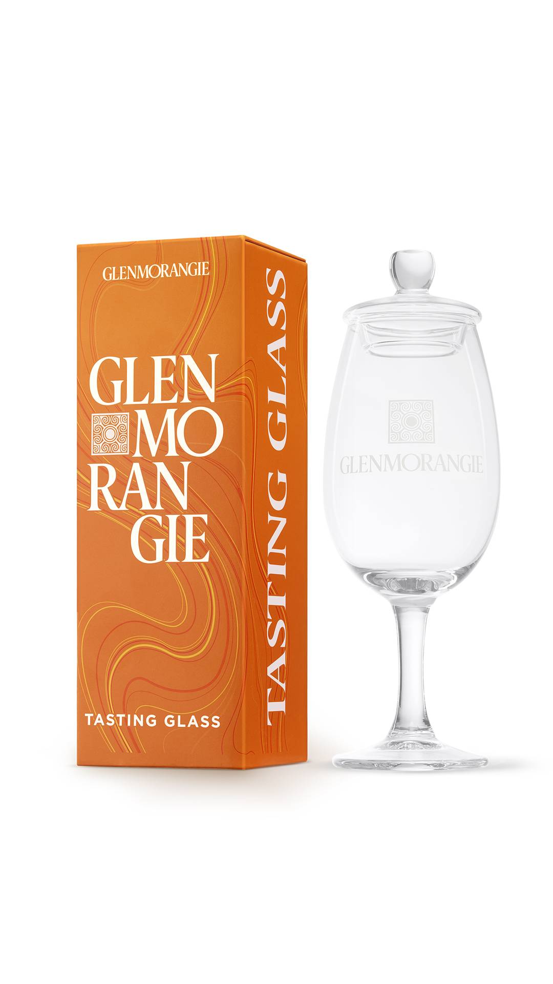 Retouche photo de packshot Glenmorangie box et verre