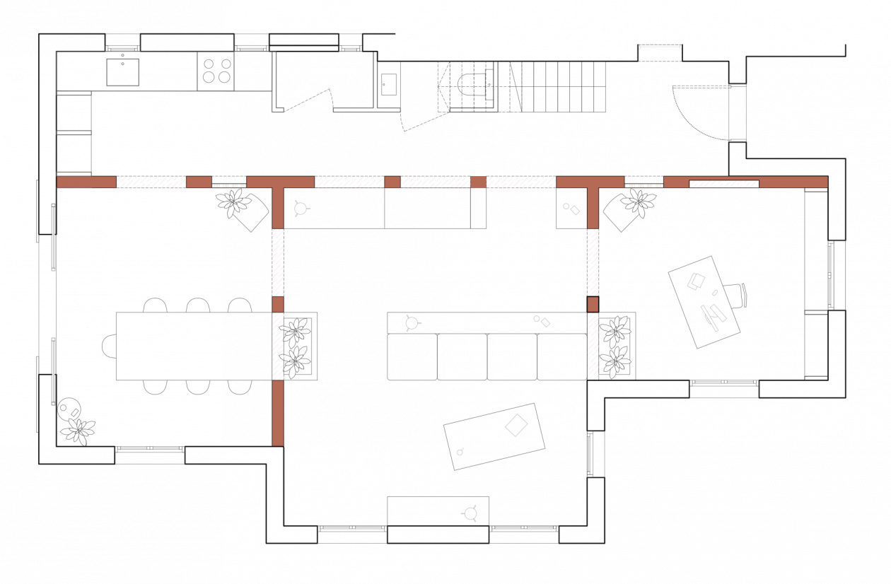 Plan d'aménagement du projet 