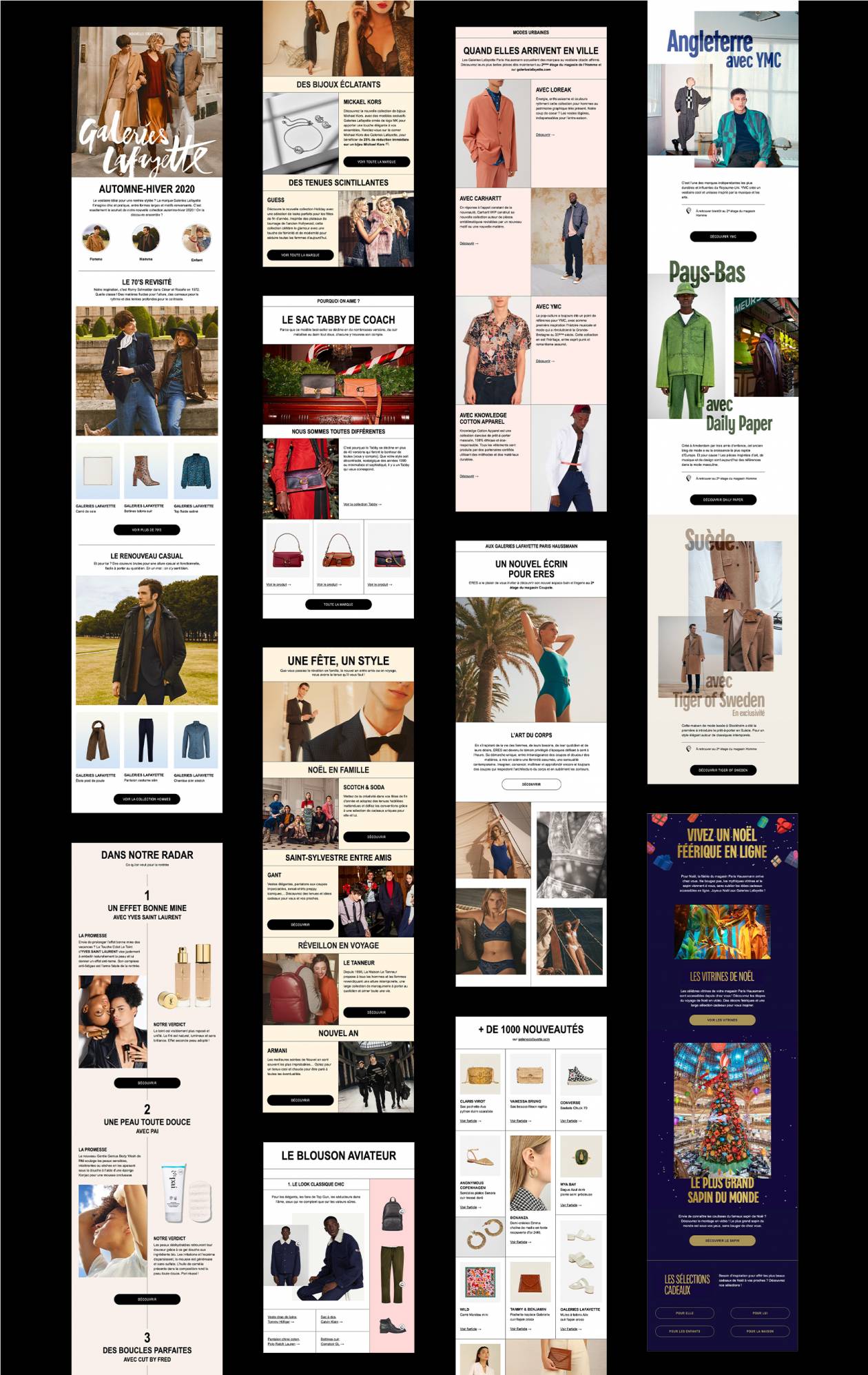 Galeries Lafayette newsletters 