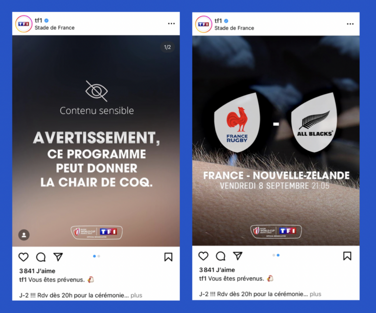 Carrousel Instagram compte TF1 - N°3