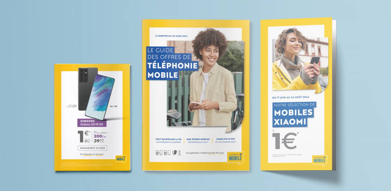 La Poste Mobile, proposition de charte graphique