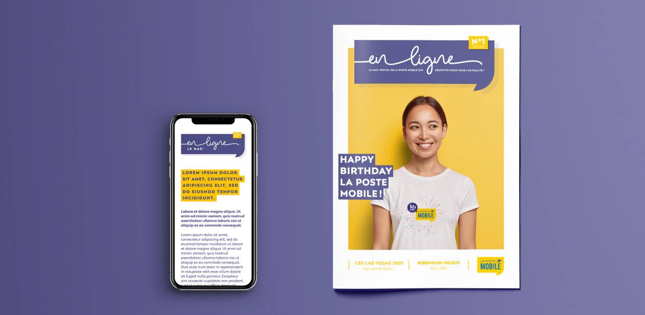 La Poste Mobile, En ligne magazine
