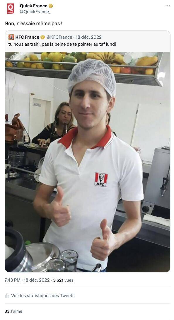 Lien : https://twitter.com/QuickFrance_/status/1604547995625820160